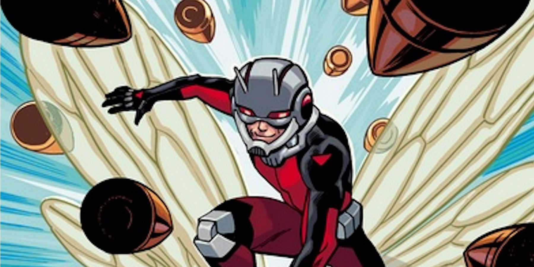 Scott Lang shrinks down to a smaller size in Marvel Comics.