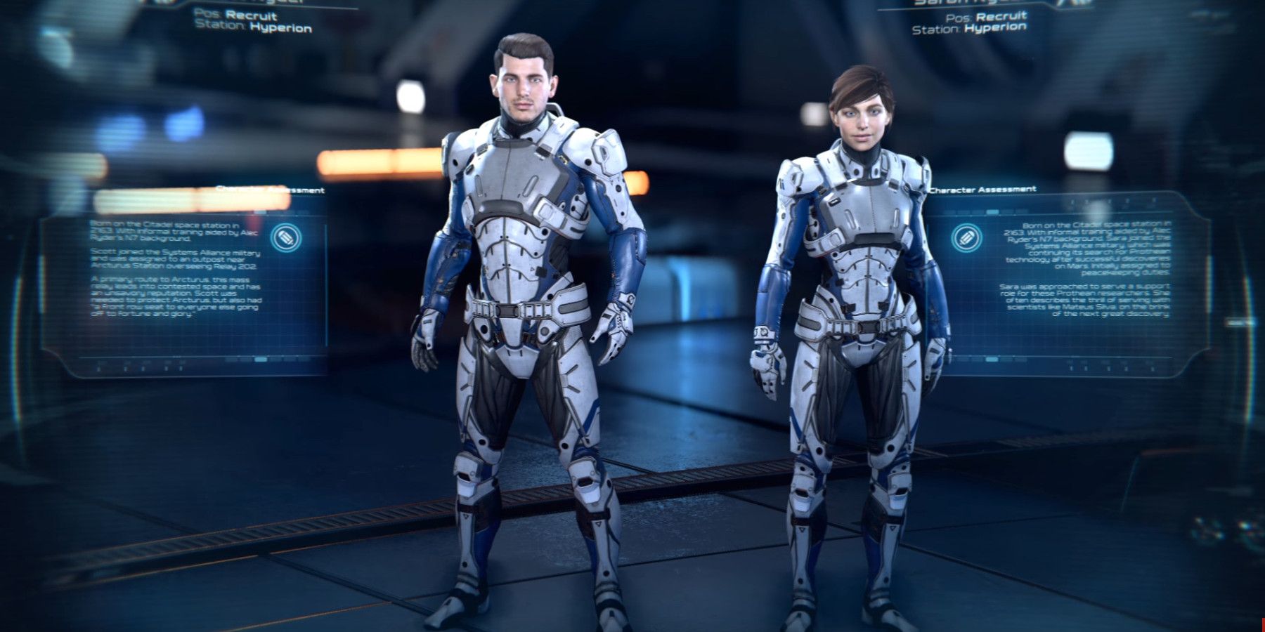Mass Effect Andromeda: Scott and Sarah Ryder bio