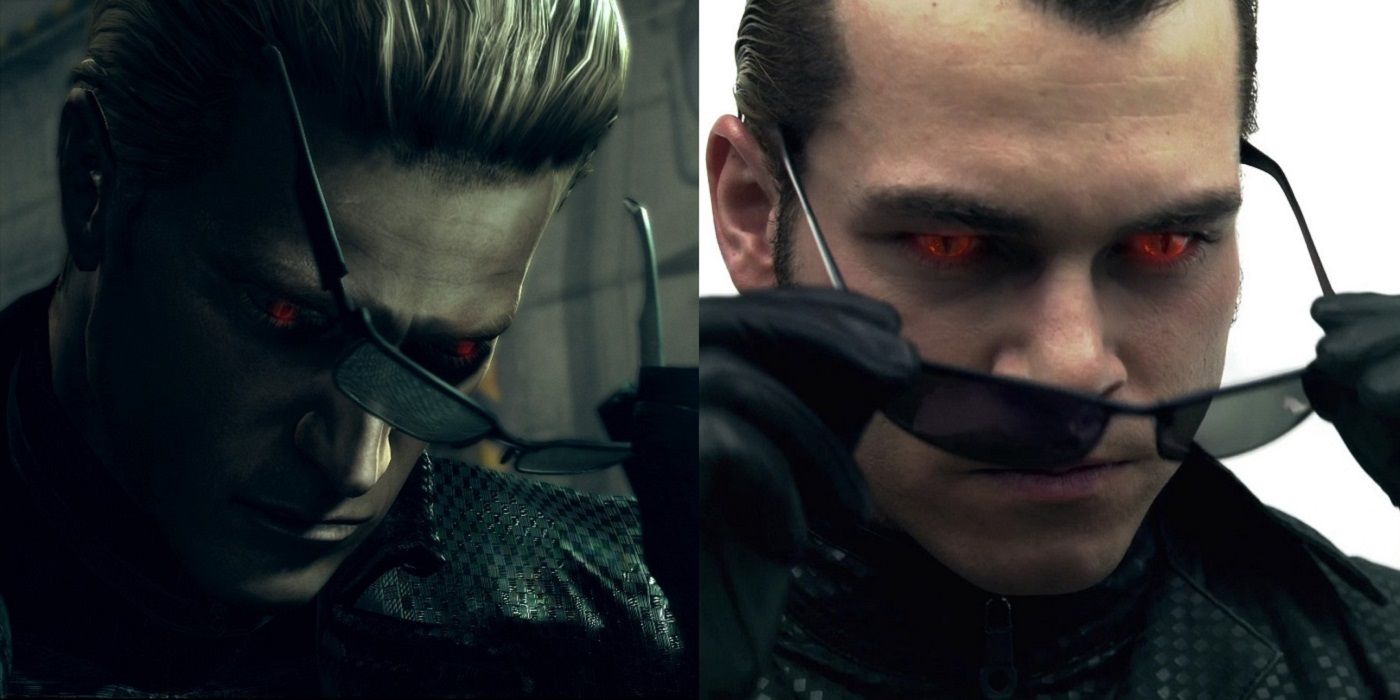 Side By Side Albert Wesker in Resident Evil