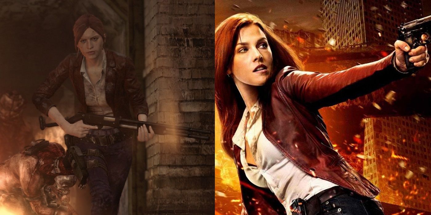 Side By Side Claire Redfield in Resident Evil