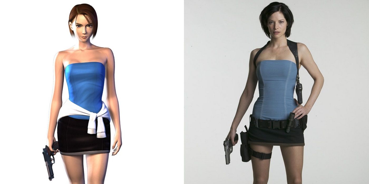 Side By Side Jill Valentine in Resident Evil