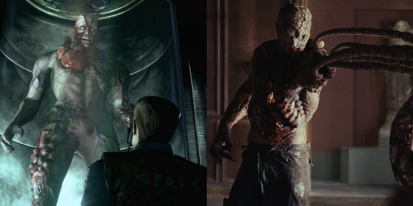 Side By Side Tyrant in Resident Evil
