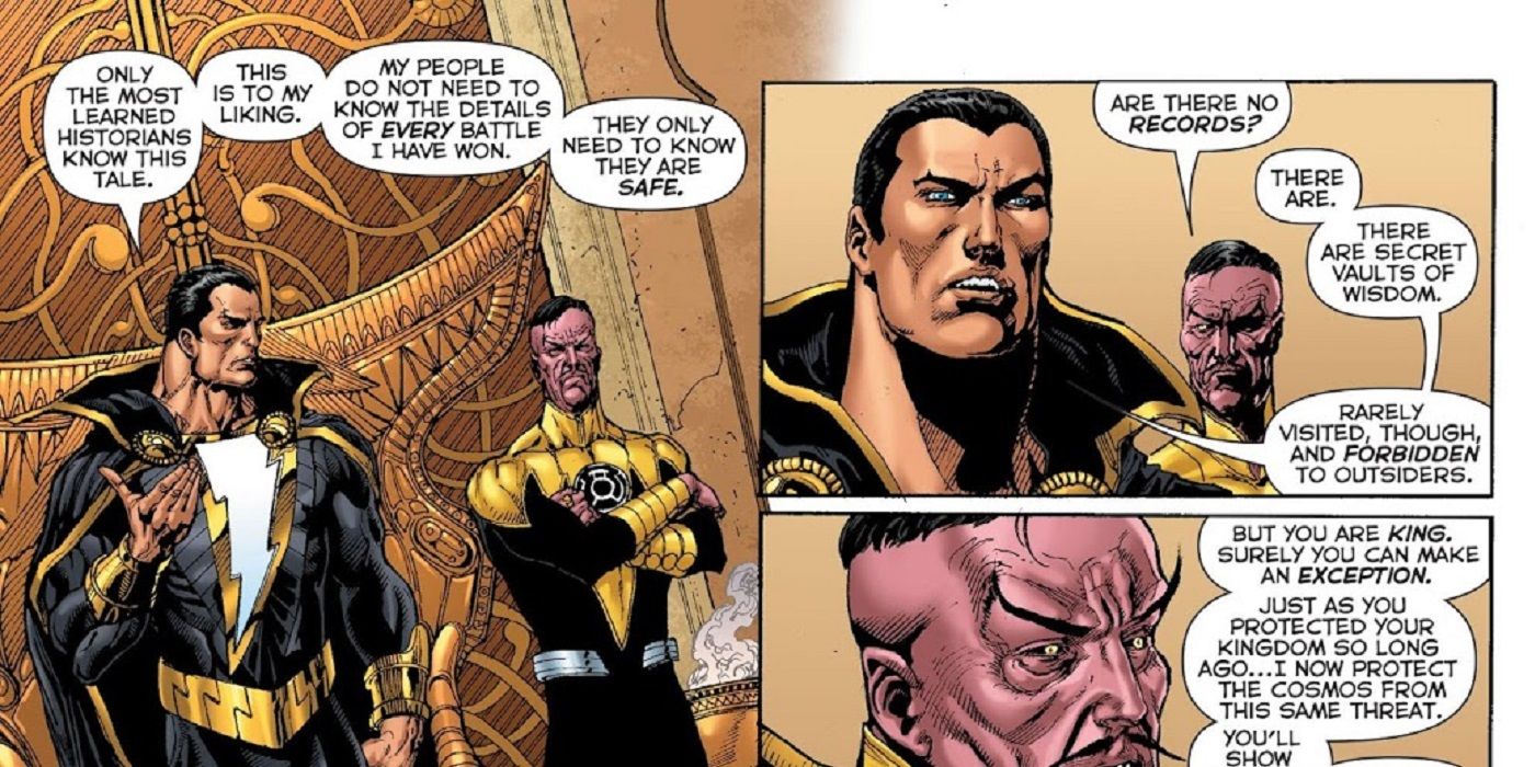 Sinestro And Black Adam