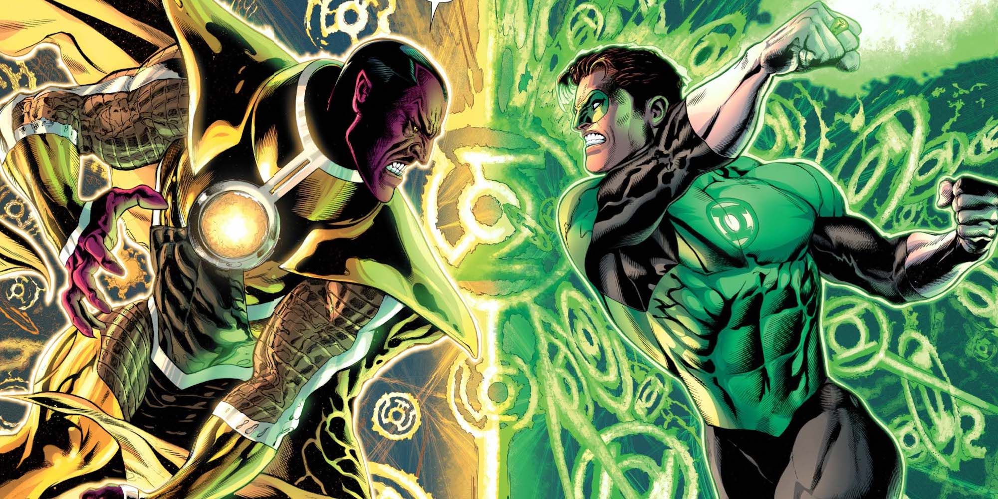 Sinestro vs Hal Jordan Green Lantern