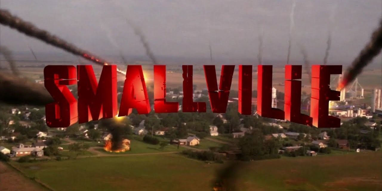 Smallville series logo on The WB.