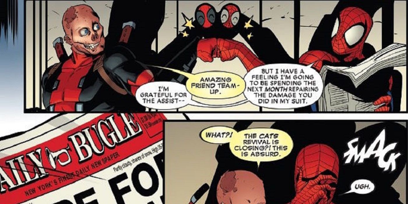 Spider-Man loves Deadpool in Marvel Comics