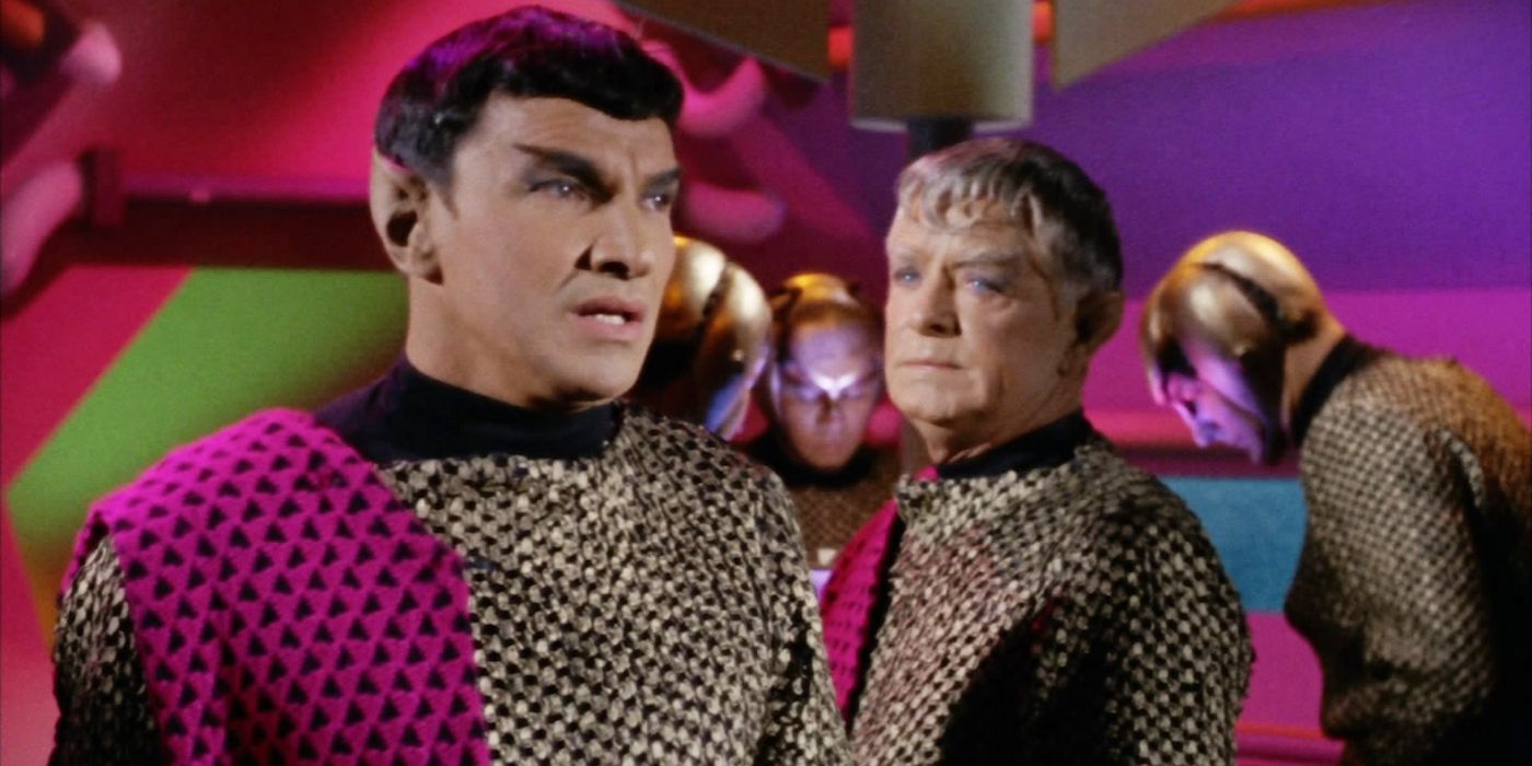 The Romulan captain speaks to his second in command from Balance of Terror 
