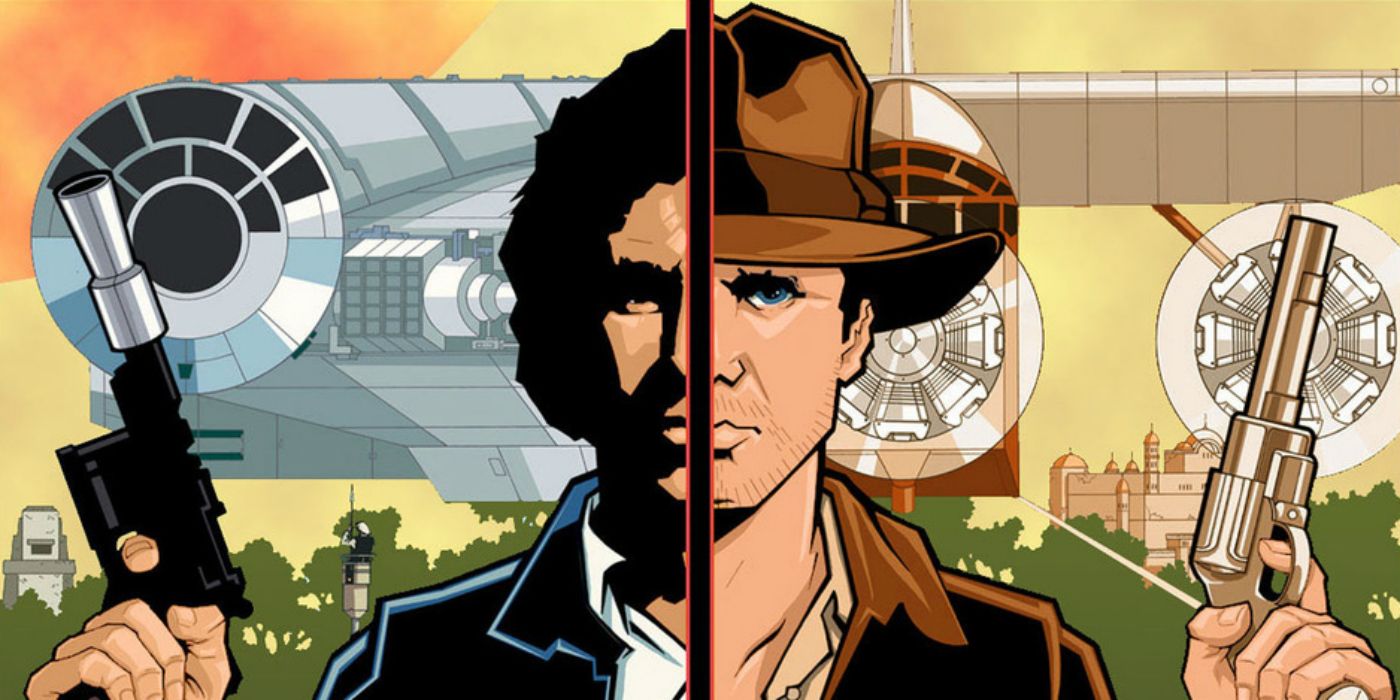 Han Solo/Indiana Jones crossover comic