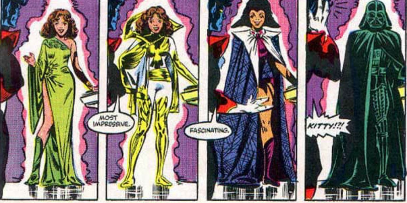 Star Wars Uncanny X-Men Crossover Comic Nightcrawler Kitty Pryde Darth Vader Mary Marvel