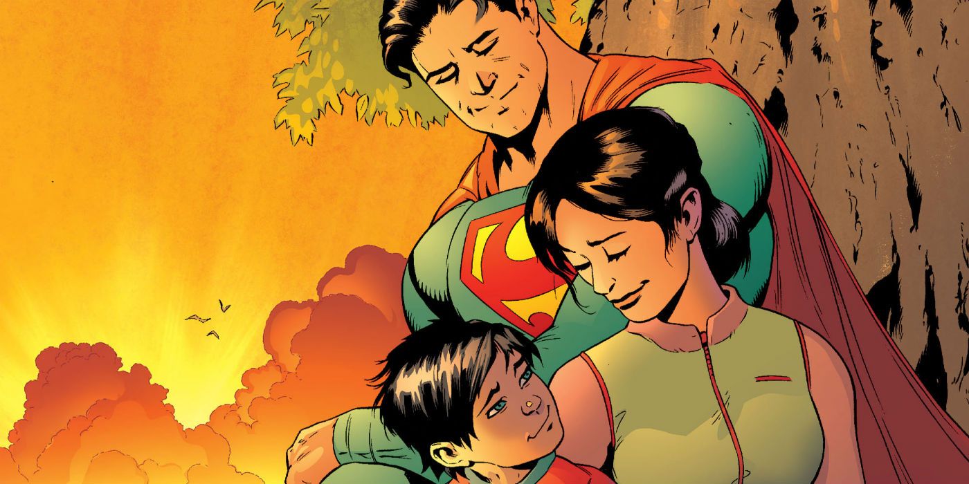 Superman and his family in DC Rebirth