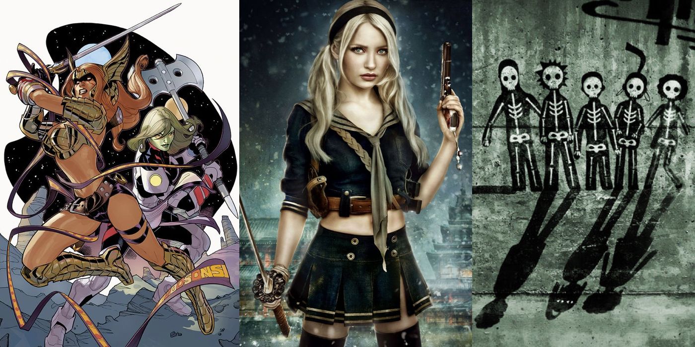 TV Shows, Movies, and Comics Like Suicide Squad, including Misfits, Guardians of the Galaxy, and Sucker Punch
