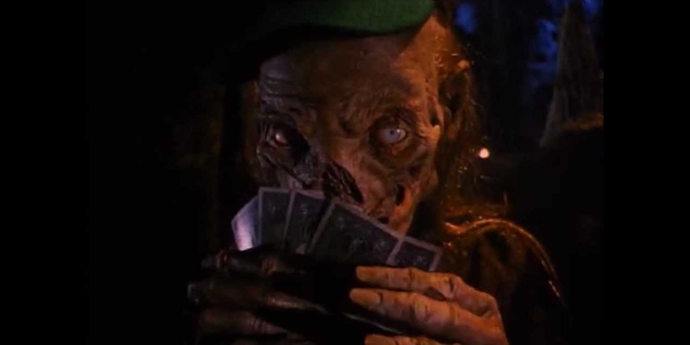 The Crypt Keeper from the Tales from the Crypt episode Cutting Cards