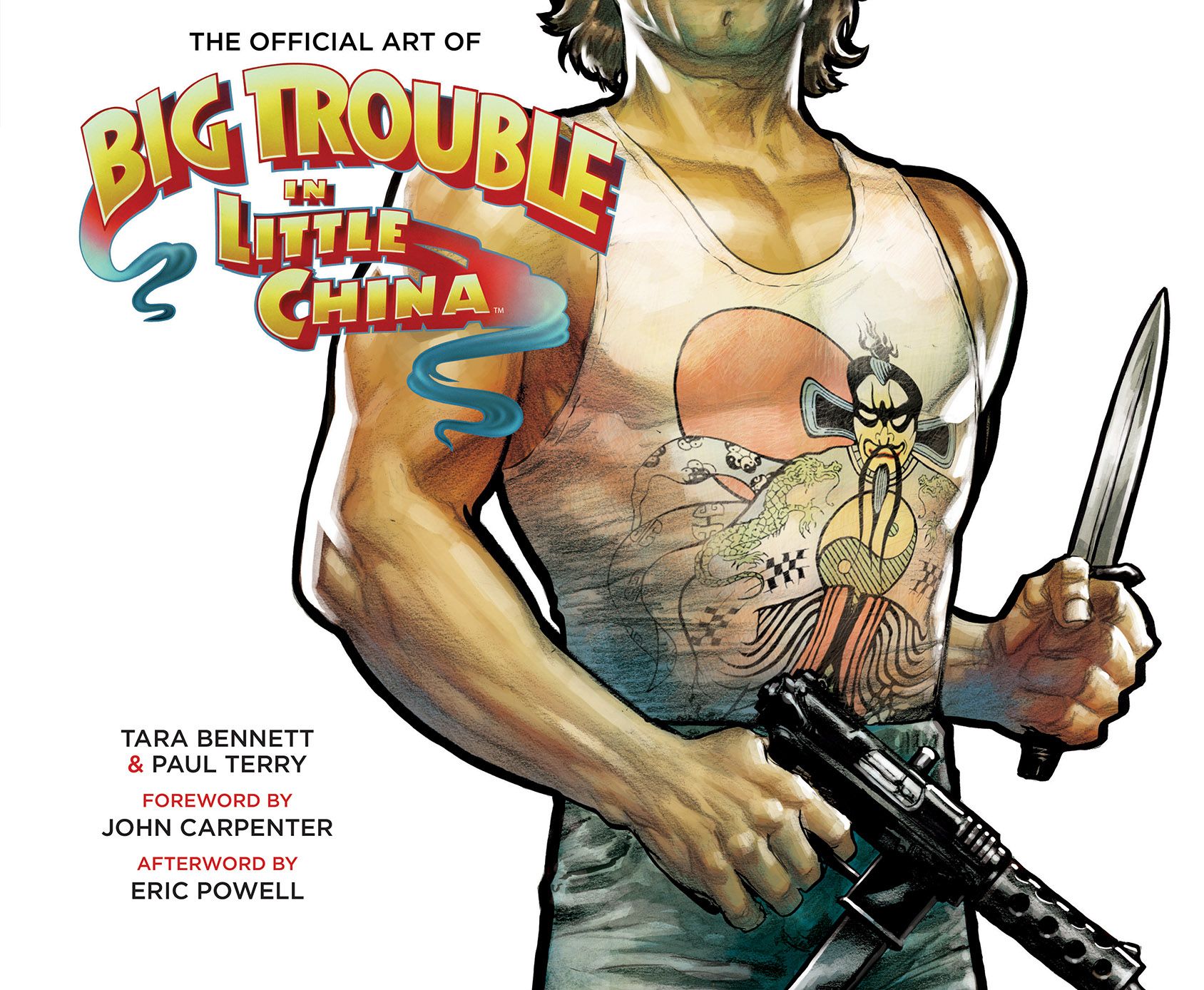 The Official Art Of Big Trouble In Little China HC Hardcover - COVER