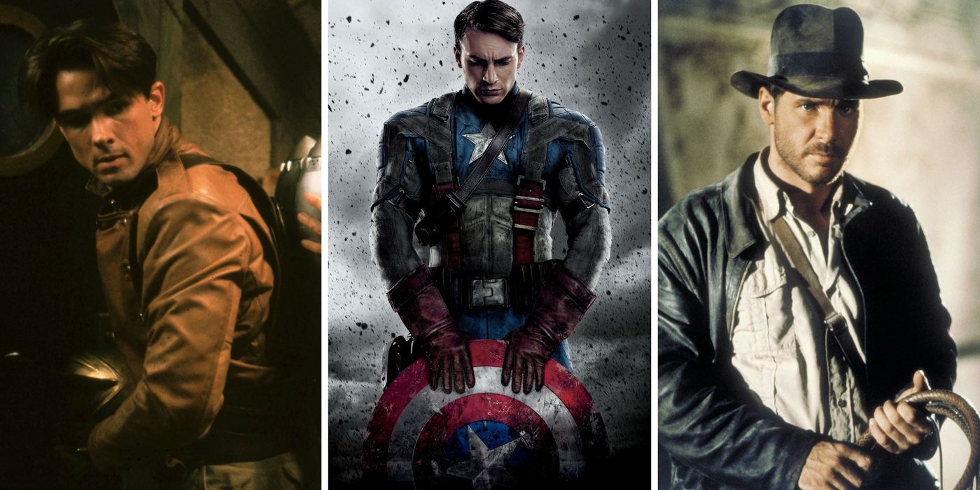 The Rocketeer, Captain America, and Indiana Jones