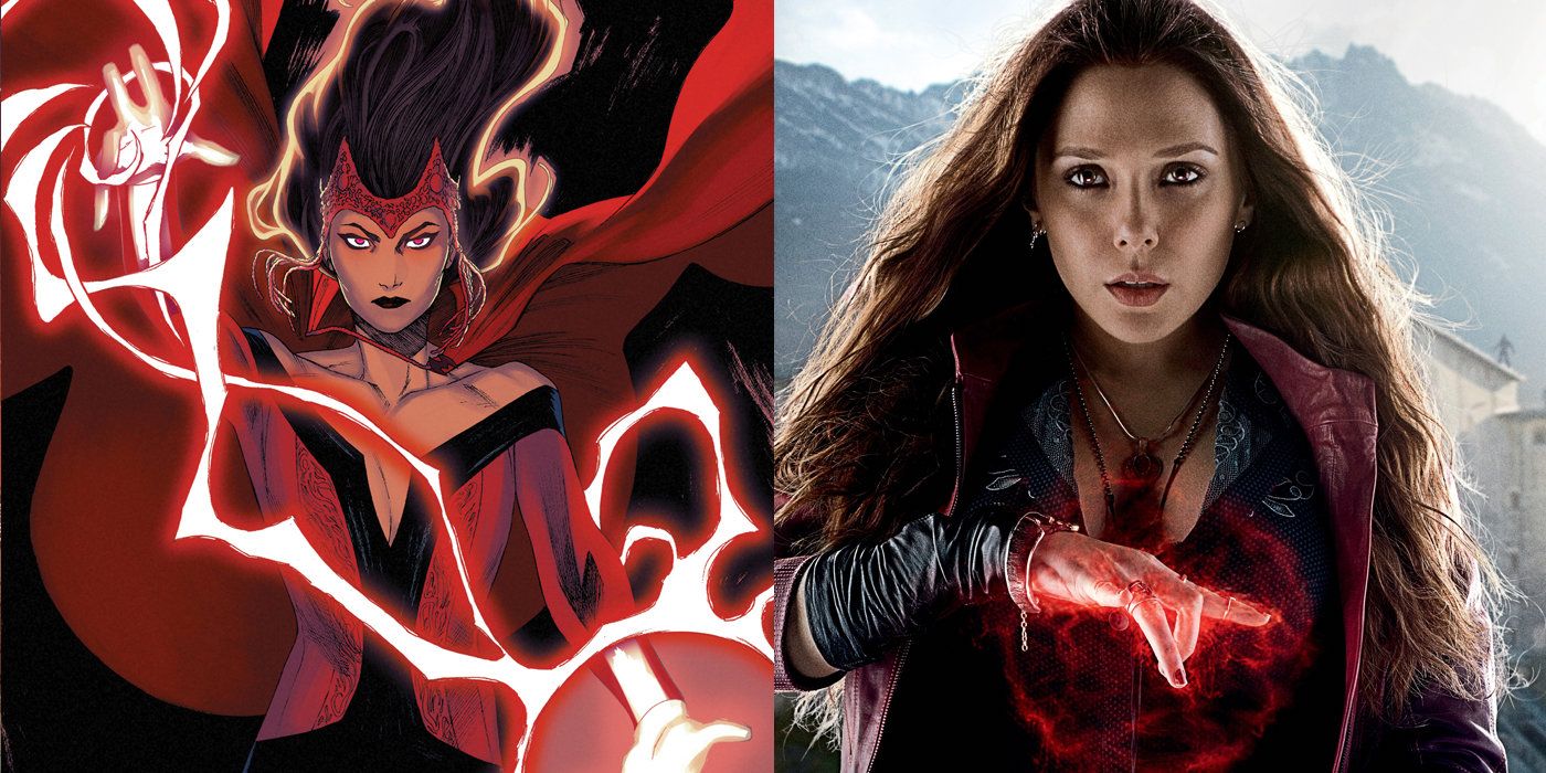 Wanda Maximoff aka Scarlet Witch in the Comics and Avengers Movies