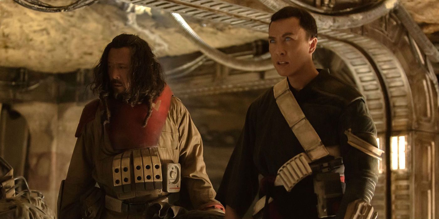 Wen Jiang and Donnie Yen in Rogue One: A Star Wars Story