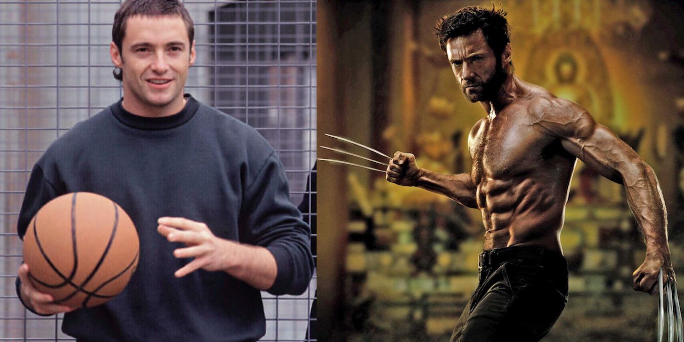 Young Hugh Jackman then and now as Wolverine in X-Men