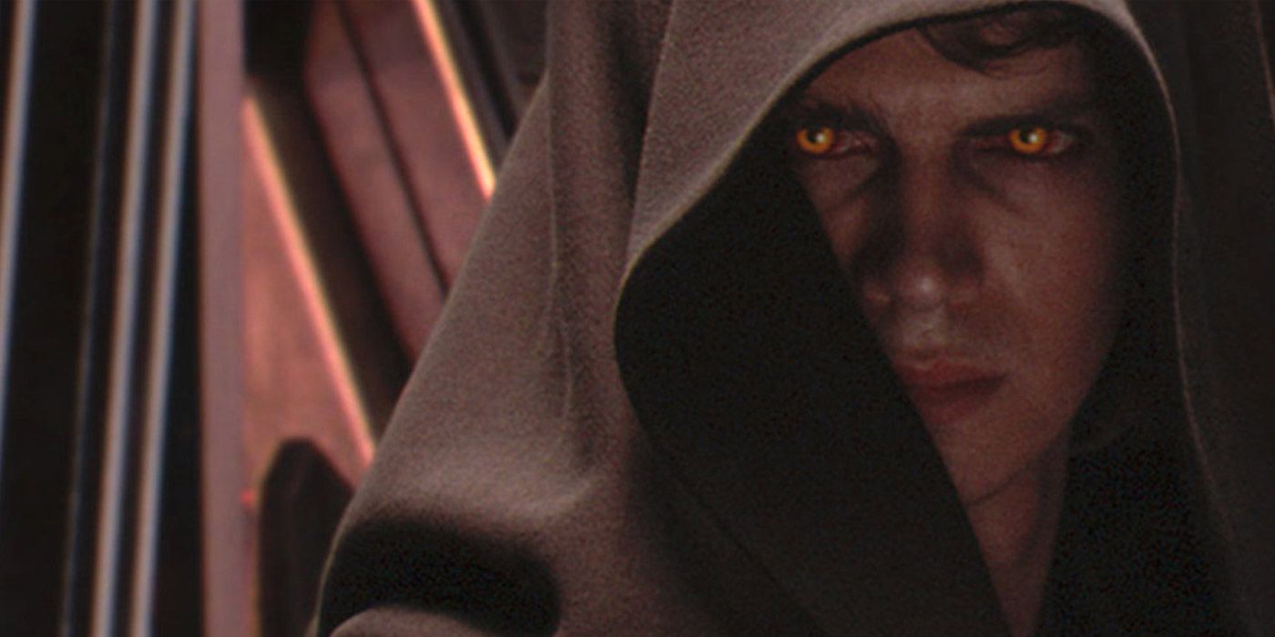 anakin skywalker dark side eyes star wars revenge of the sith