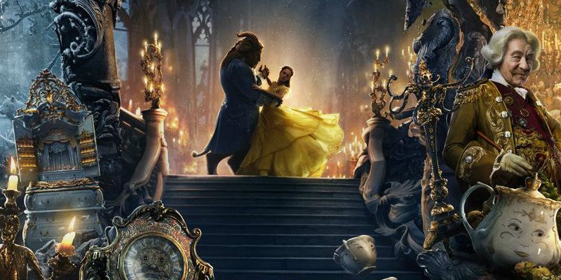 Beauty and the Beast Triptych poster (cropped)
