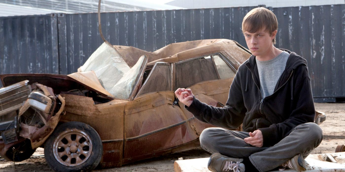 Andrew crushes a car with his mind in the film Chronicle.