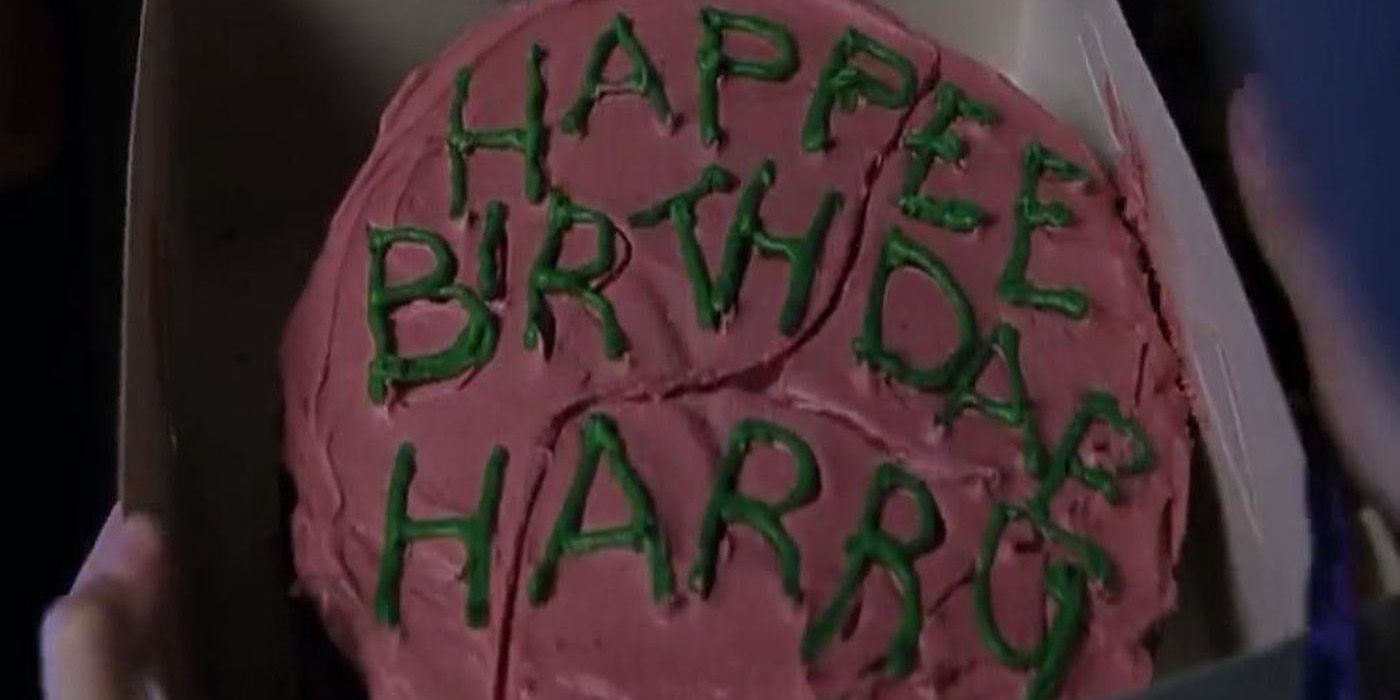Harry Potter's Birthday cake from Hagrid in the Sorcereer's Stone