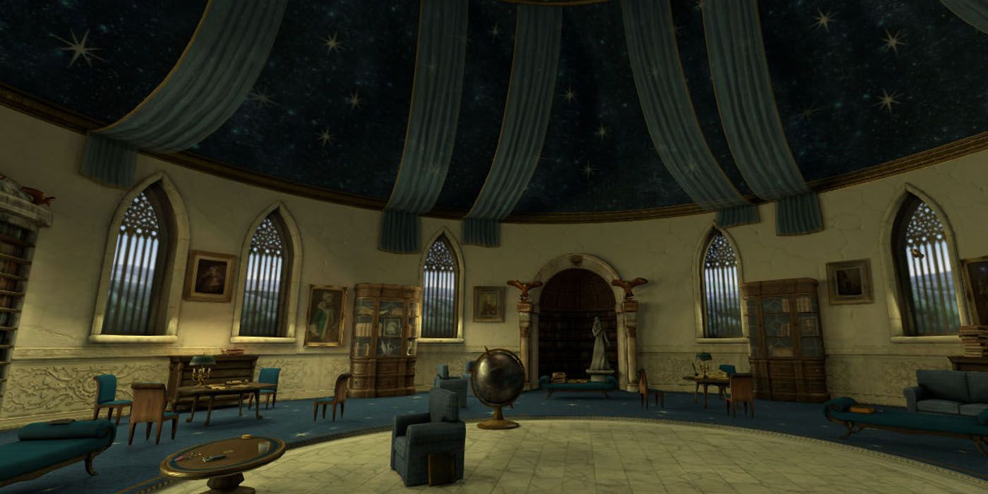 Ravenclaw common room in the Harry Potter game