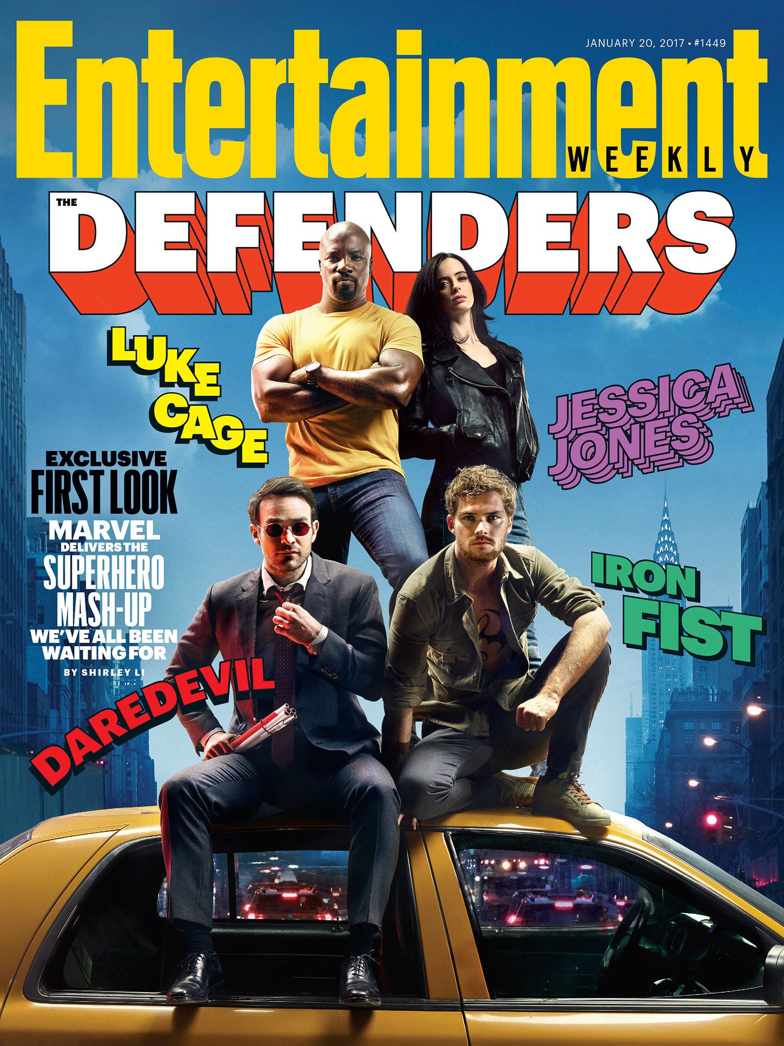 Marvel's The Defenders EW cover