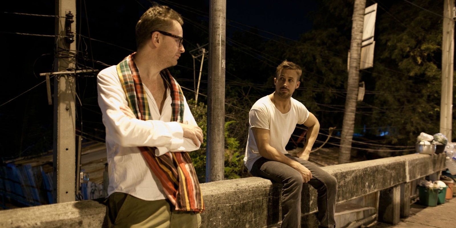 Only God Forgives - Nicolas Winding Refn and Ryan Gosling on set