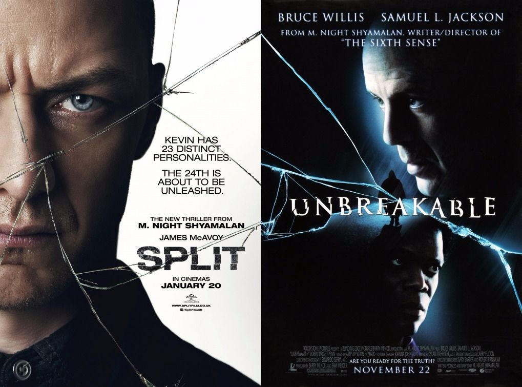 Split and Unbreakable Posters Side-by-Side
