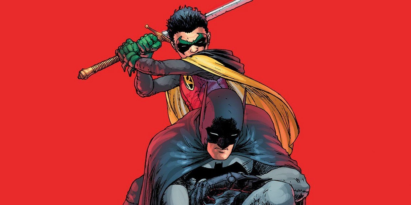 Batman vs Robin Damian Wayne DC
