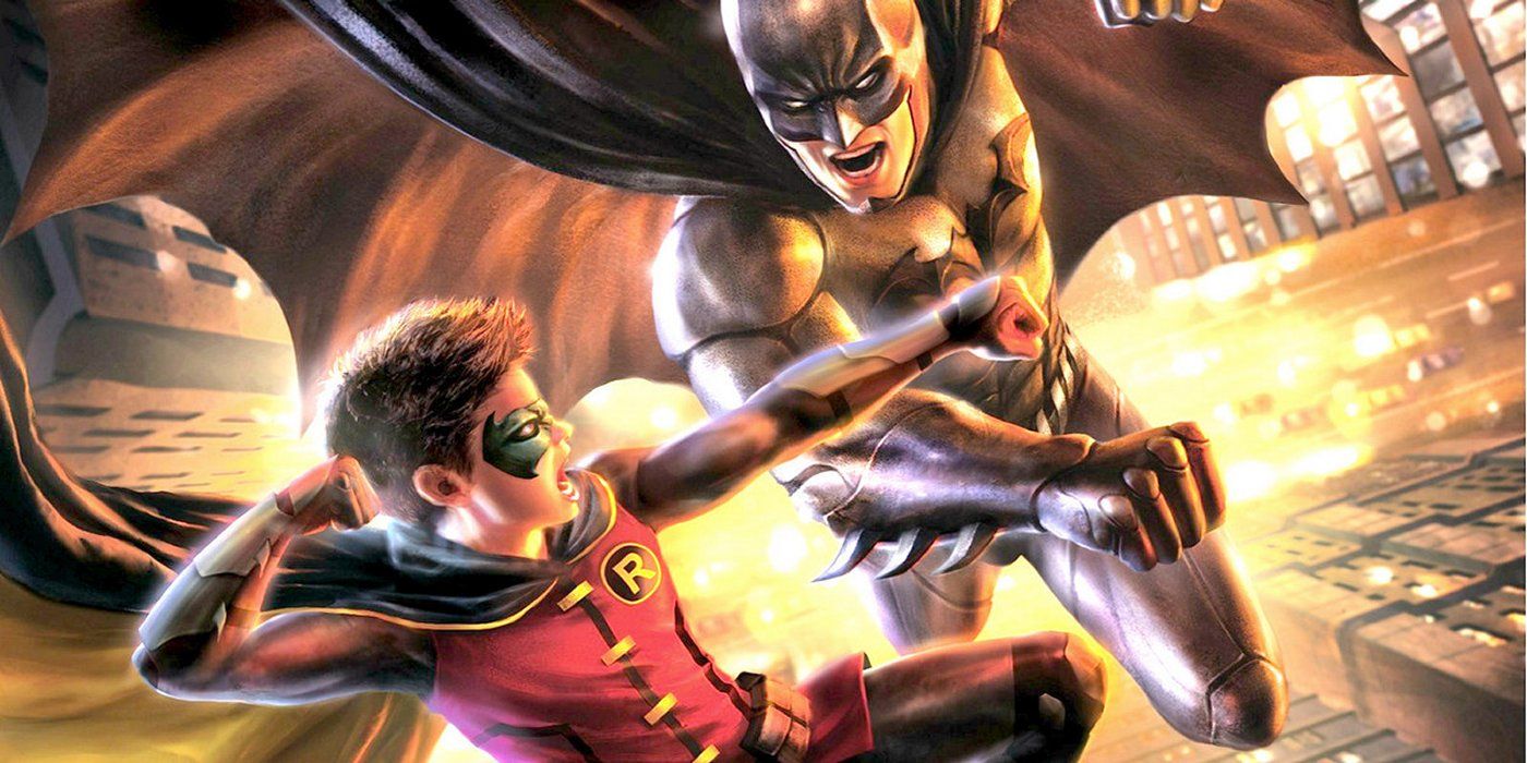 Batman vs Robin Damian Wayne DC
