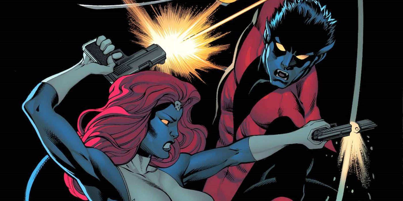 Mystique and Nightcrawler X-Men Marvel