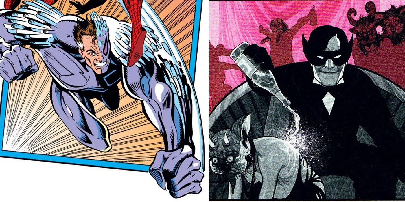Richard Parker LMD android Spider-Man, and Dr. Simon Hurt as Thomas Wayne Batman
