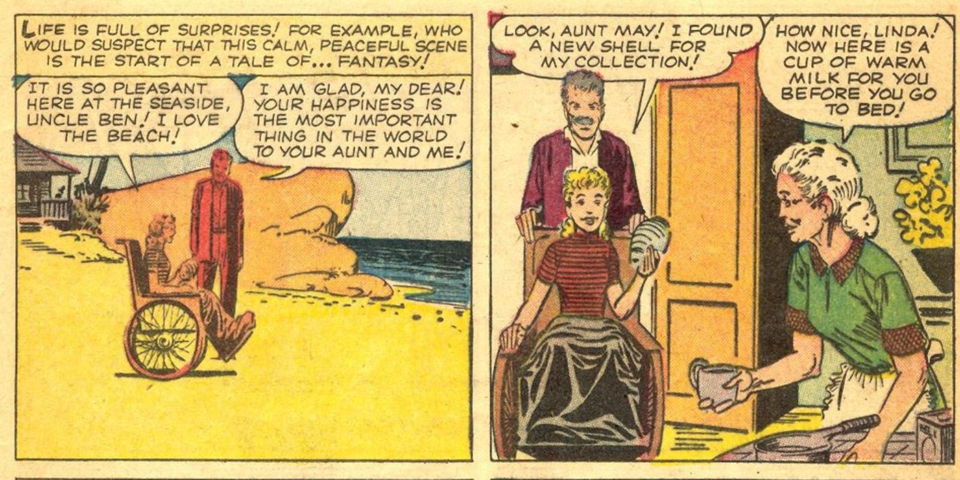 Uncle Ben and Aunt May in Strange Tales 