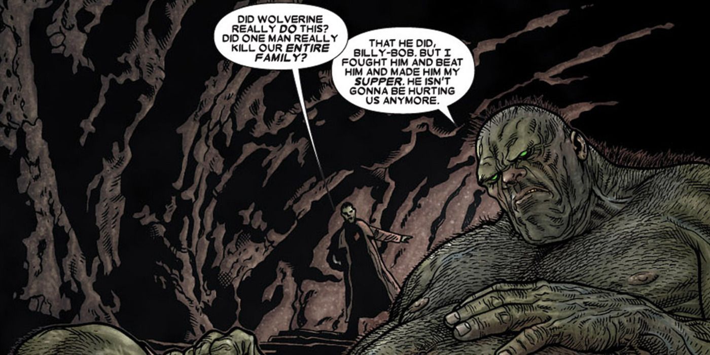Old Man Logan Hulk speech eat wolverine