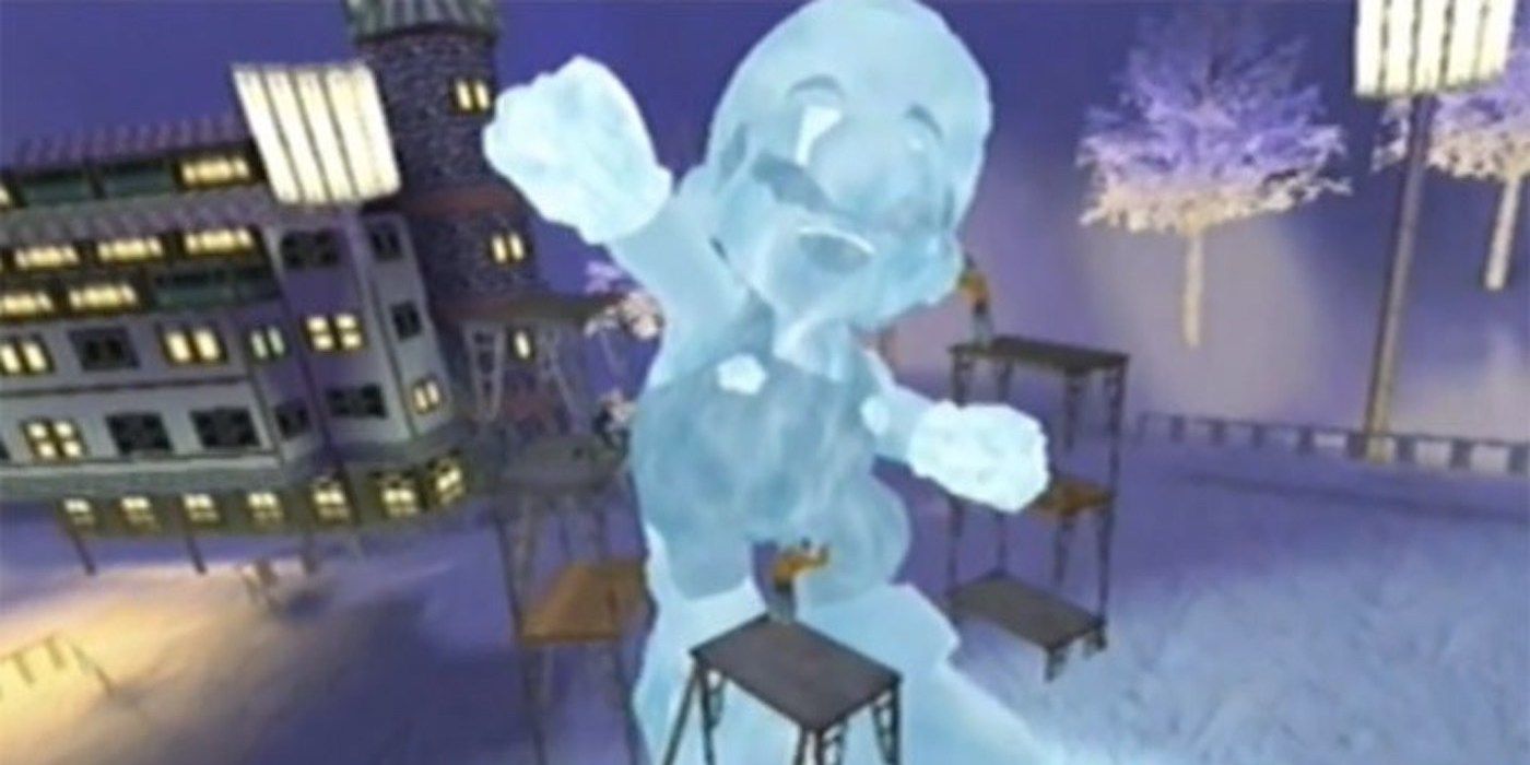 1080 Avalanche Mario Ice Sculpture