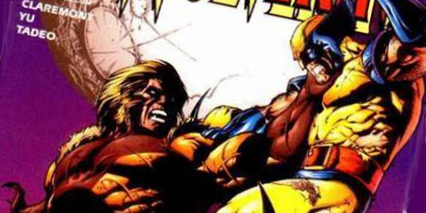 Wolverine Sabretooth holding by neck 127