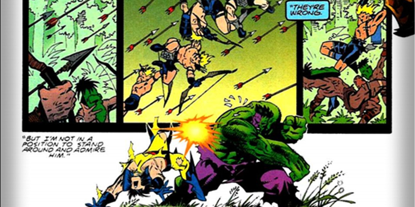 Wolverine v Hulk 454 Savage Land