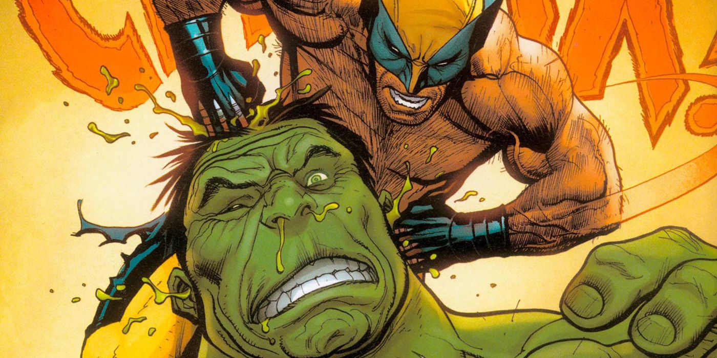 Savage Wolverine v Hulk head stab