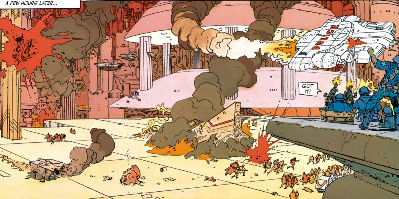 A Scene of Destruction in The Incal