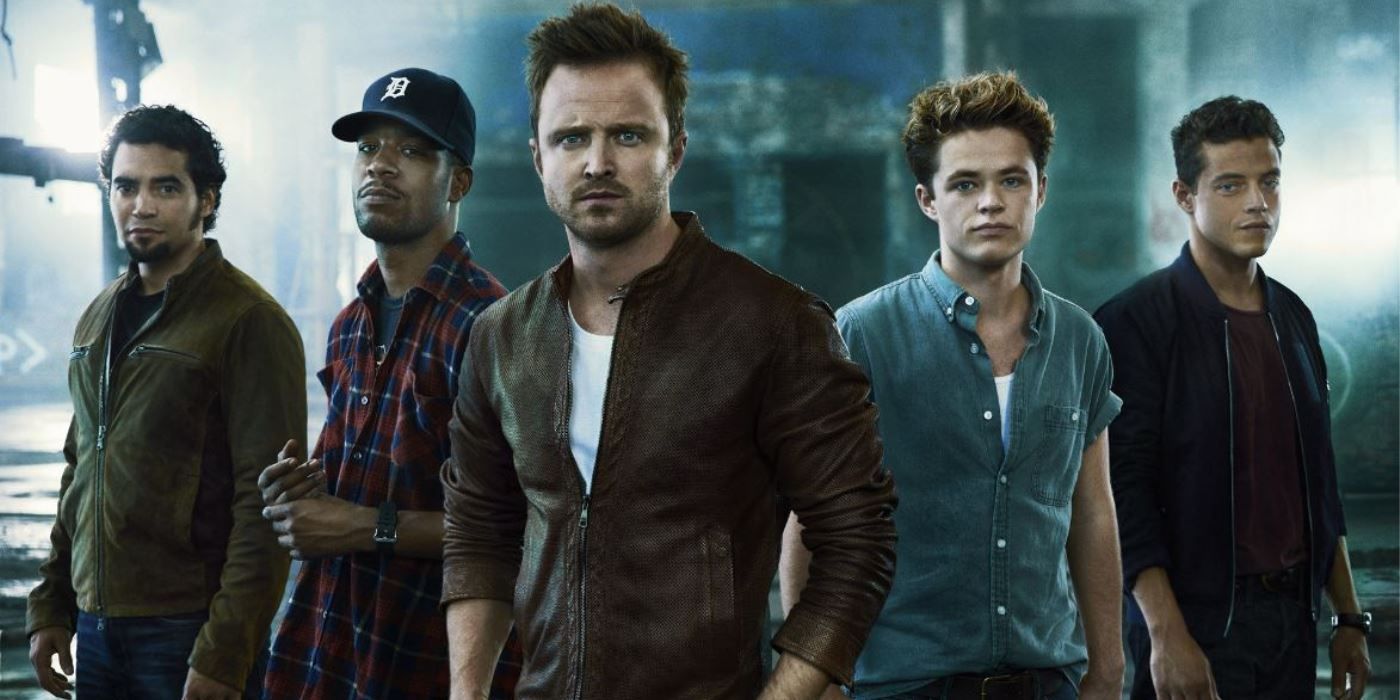 Aaron Paul Rami Malek and Scott Mescudi in Need for Speed Movie