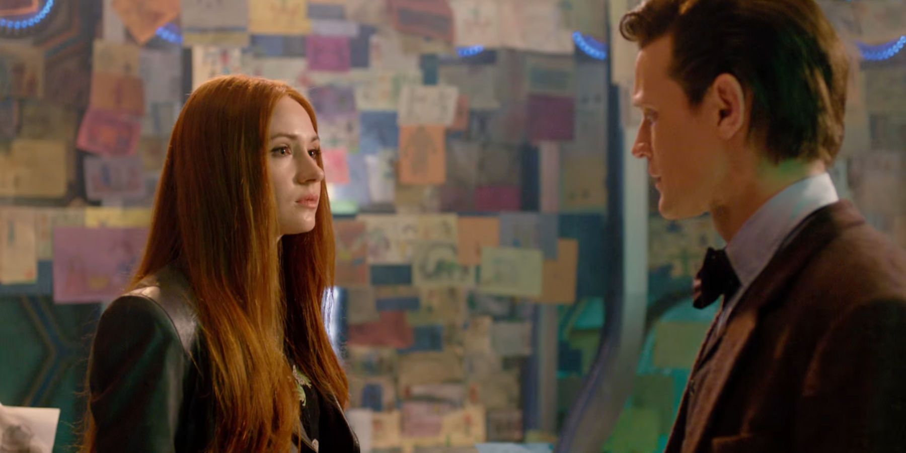Amy Pond and Matt Smith in Doctor Who