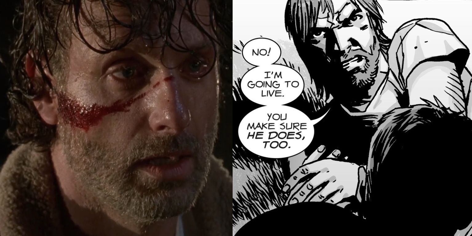 Andrew Lincoln as Rick on The Walking Dead