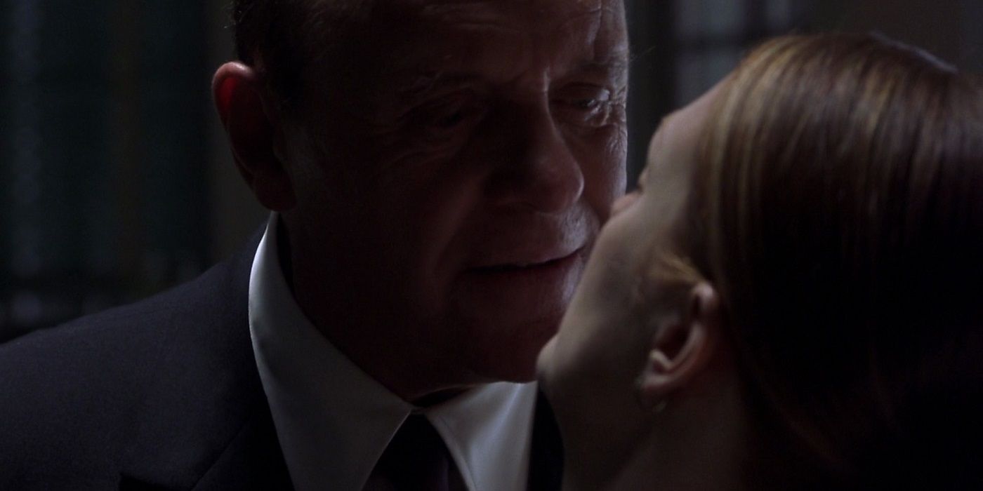 Anthony Hopkins and Julianne Moore in Hannibal