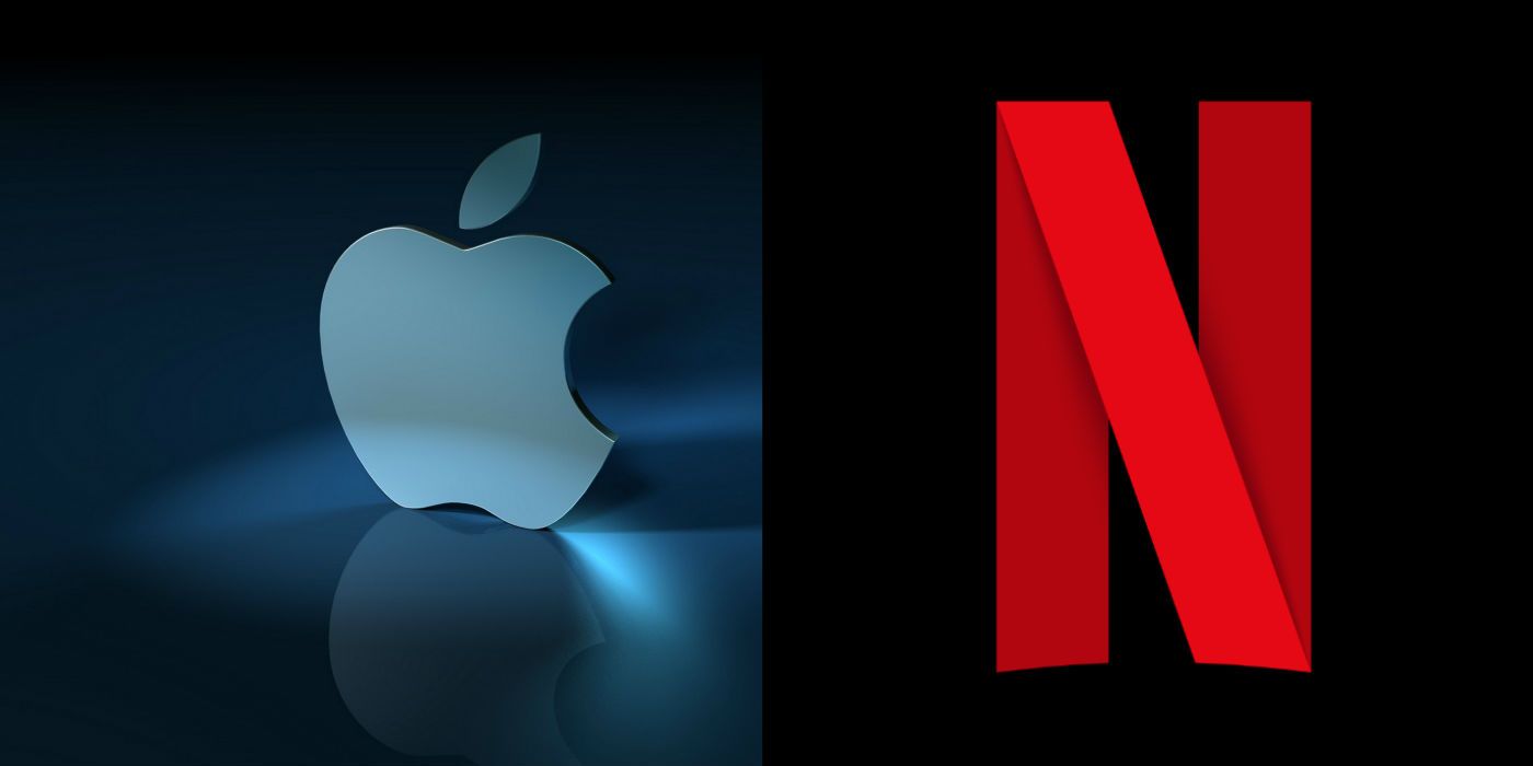 Apple and Netflix Logos