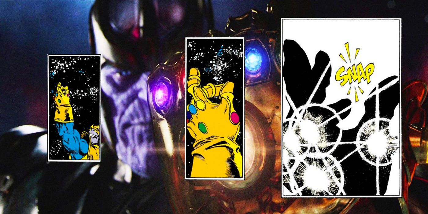 Avengers Infinity War Thanos and Gauntlet Finger Snap