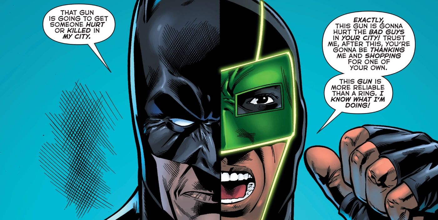 Batman Green Lantern Gun Comic