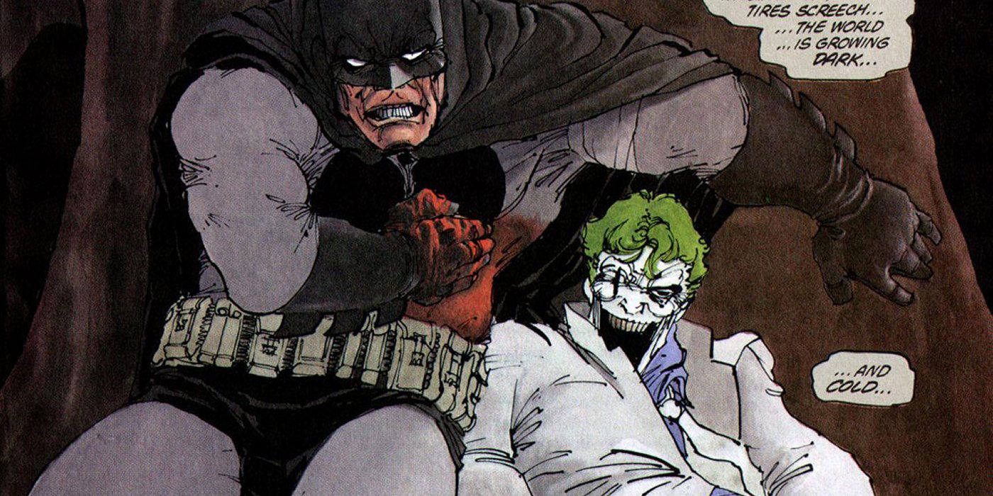 Batman and Joker in Dark Knight Returns
