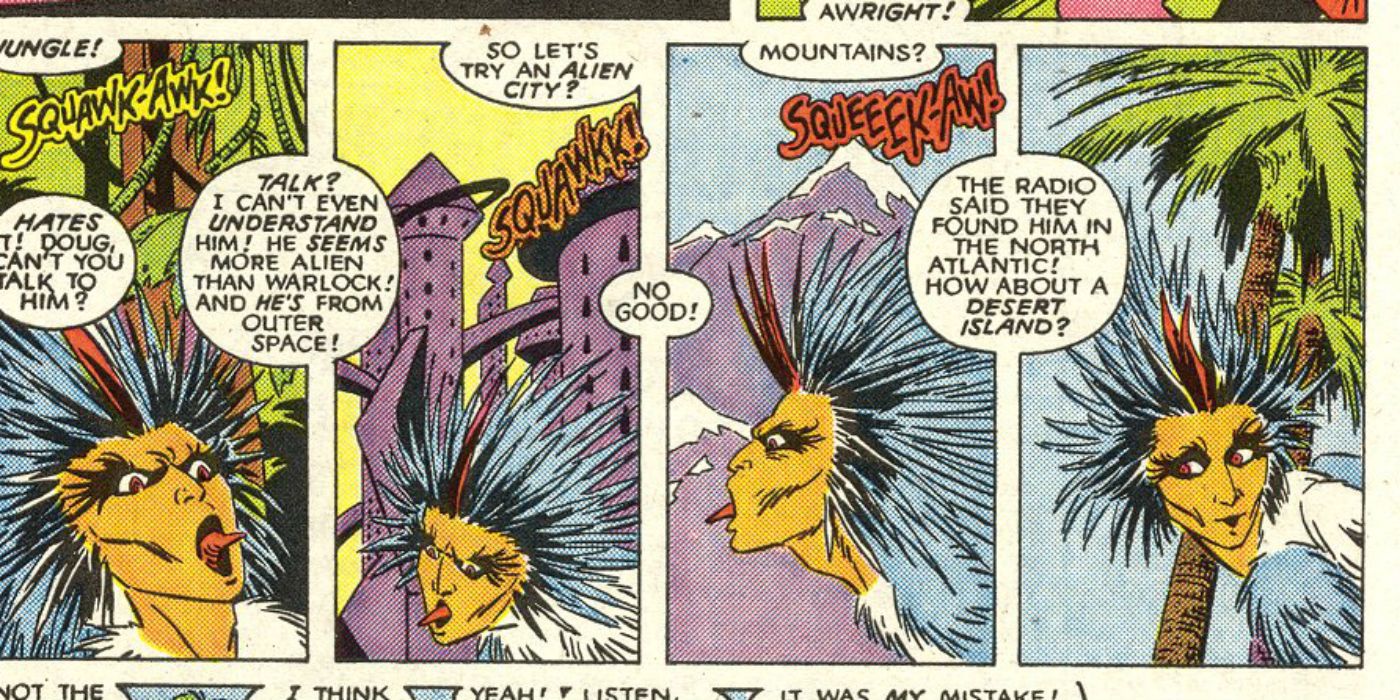 Bird-Brain Tries to Communicate With the New Mutants