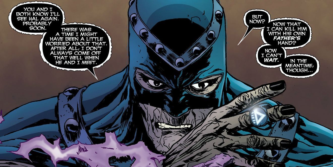 Black Hand talking in DC Comics